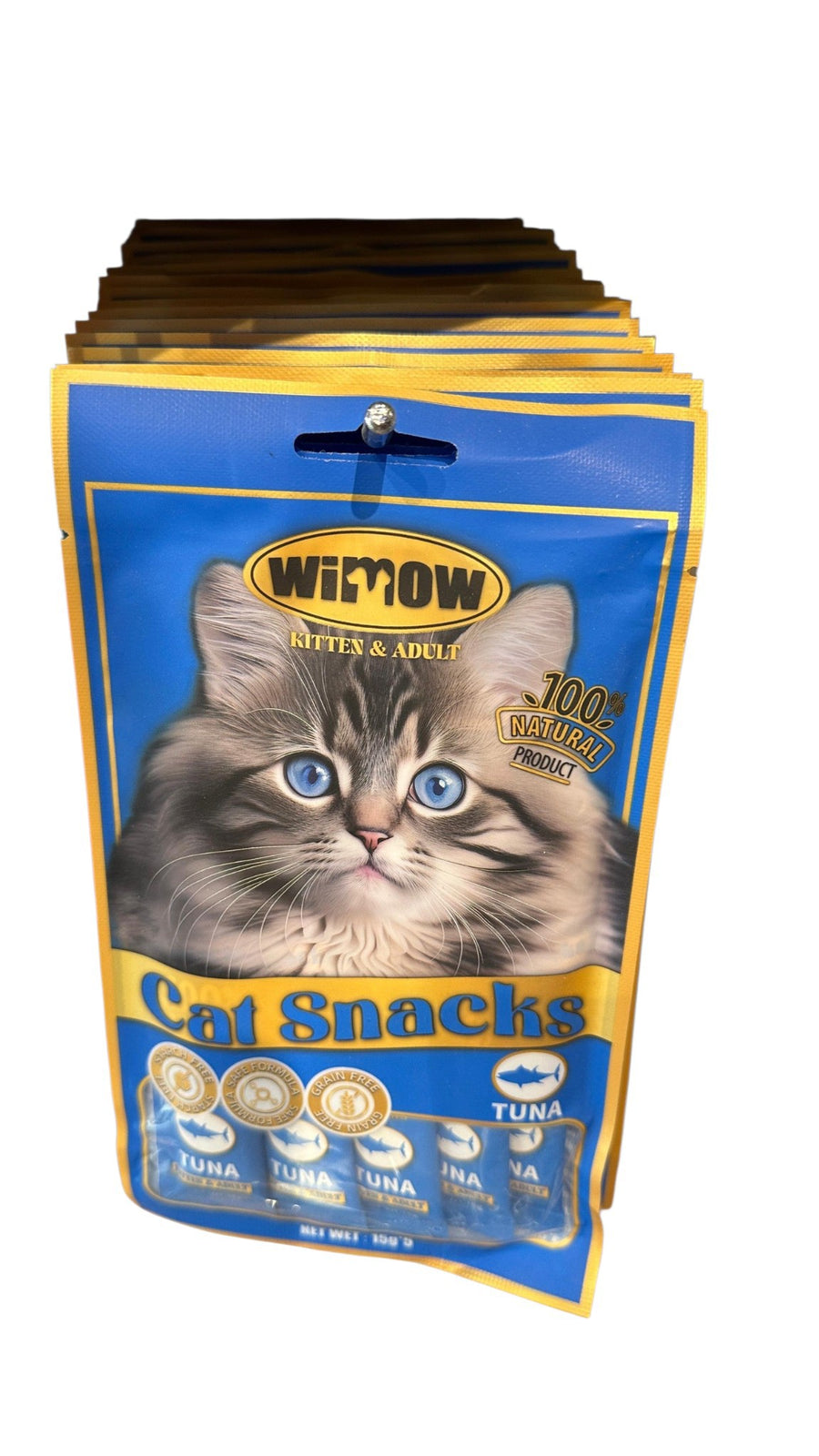 WiMow Natural Tuna Flavor Cat Snacks For Kittens And Adults